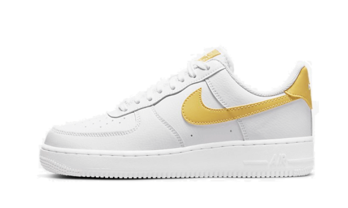 Nike air force 1 womens gold on sale