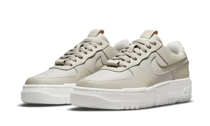 Air Force 1 Low Pixel Stone Bone Summit White