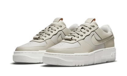 Air Force 1 Low Pixel Stone Bone Summit White