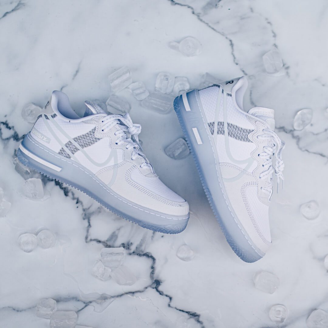 Air Force 1 Low React White Light Bone