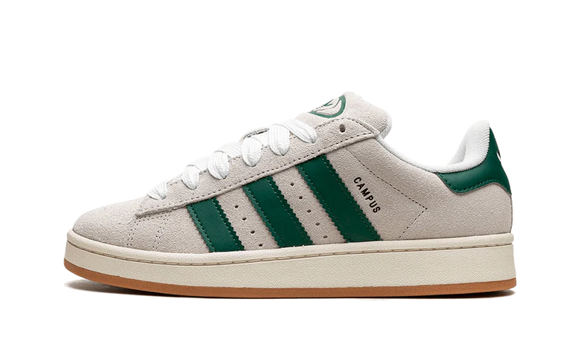 Adidas Campus 00s Crystal White Dark Green