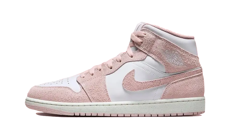 Air Jordan 1 Mid Pink Suede