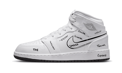 Air Jordan 1 Mid Schematic