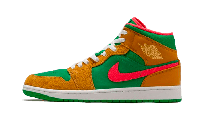 Air Jordan 1 Mid Wheat Watermelon