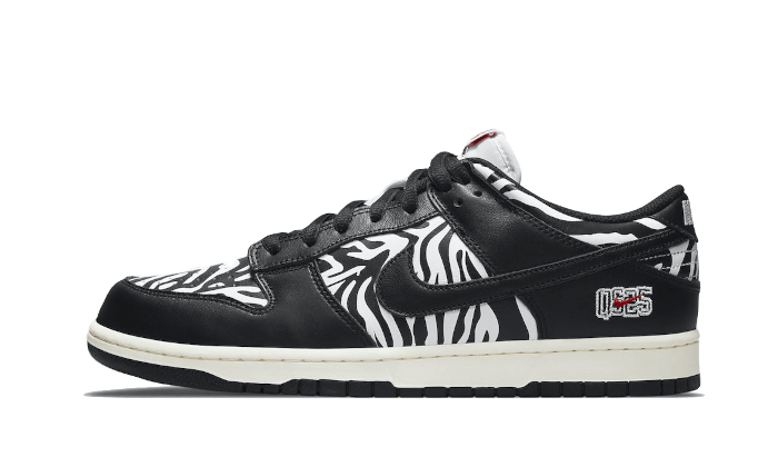 SB Dunk Low Quartersnacks Zebra