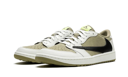 Air Jordan 1 Retro Low Golf Travis Scott Neutral Olive - FZ3124-200