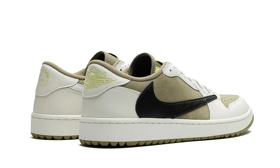 Air Jordan 1 Retro Low Golf Travis Scott Neutral Olive - FZ3124-200