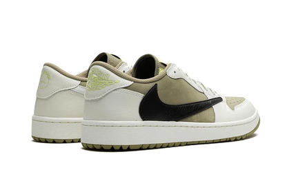 Air Jordan 1 Retro Low Golf Travis Scott Neutral Olive - FZ3124-200