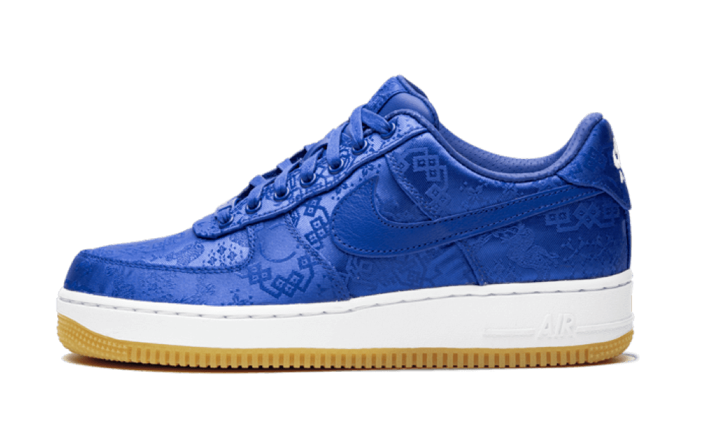 Air Force 1 Low Clot Blaue Seide