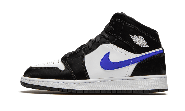 Air Jordan 1 Mid Black Racer Blue White