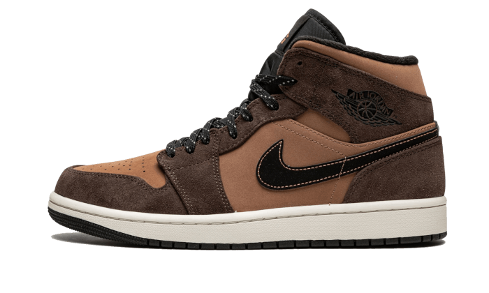 Air Jordan 1 Mid Earthy Brown