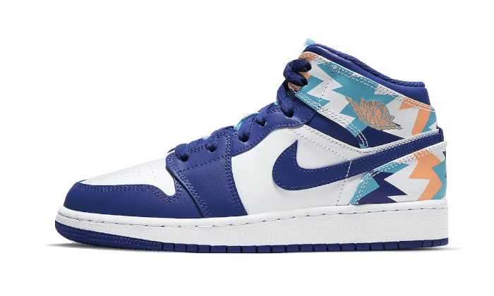 Air Jordan 1 Mid Geometric Print