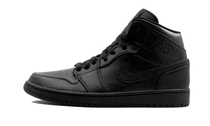 Air Jordan 1 Mid Triple Schwarz