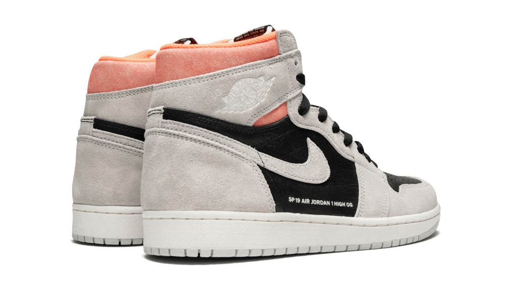 Air Jordan 1 Retro High Neutral Grey Hyper Crimson