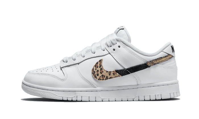 Dunk Low Animal Print Weiß