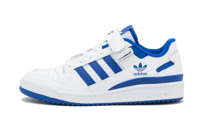 Adidas Forum Low White Royal Blue - FY7756