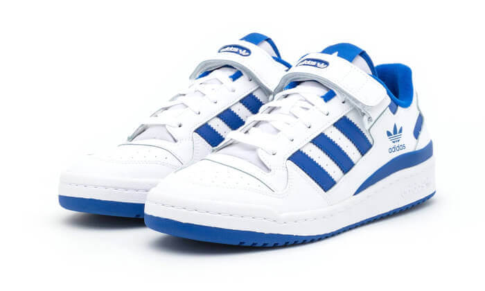 Adidas Forum Low White Royal Blue - FY7756