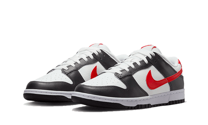 Dunk Low Black White Red