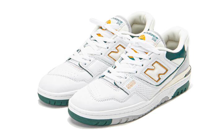 New Balance 550 White Nightwatch Green - BB550PWC